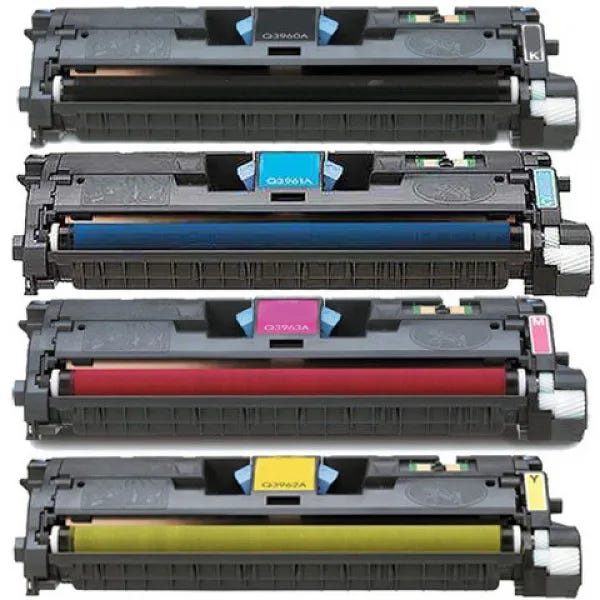 HP 122A Remanufactured Laser Toner Cartridges 4-Pack